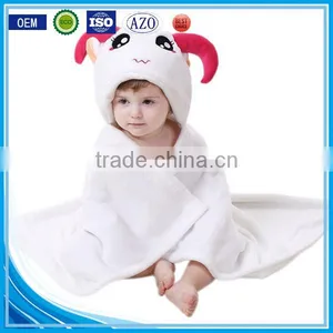 Competitive Price Snuggle Cotton Velour Animals Baby Hooded Towel Wholesales thumbnail-5