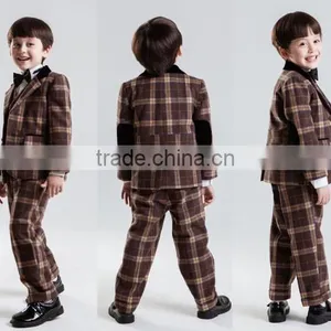 Handsome Fashion Woolen Material High Quality Boy Suit thumbnail-6