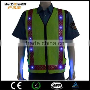 LED Night Flashing Strong Reflective Security Uniform hi Vis Workwear thumbnail-4