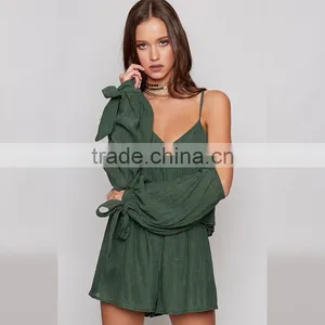 Latest off Shoulder Romper Designs Ladies Summer Casual Clothing thumbnail-4