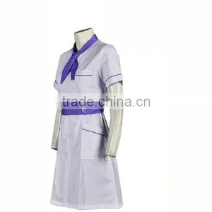 ISO9001 BSCI 2015 OEM Design Wholesale Hospital Uniform Lab Coat Nurse Uniform Dress thumbnail-2