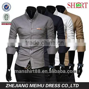 2017 Mens Slim Fit Solid Color Dress Button Down African Shirt thumbnail-1