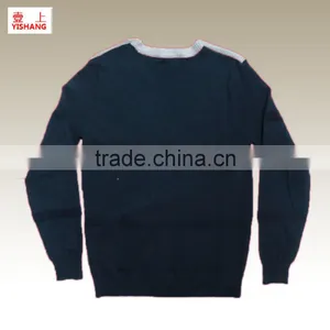 Wholesale Fashion Men's Sweater ,70%Acrylic 30%Wool,5GG+12GG thumbnail-2