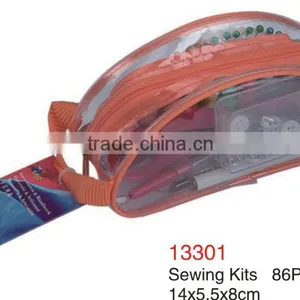 D&D PVC Sewing Kit Set in Zipper Pouch With Accessories Household & Traveling Accessory (No13301) thumbnail-1
