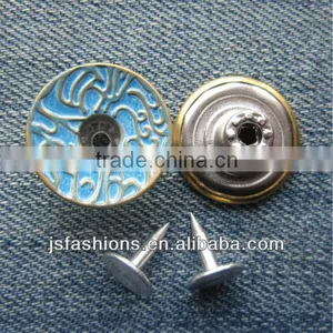 Vintage Style Jeans Button thumbnail-1
