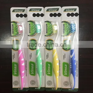 China Wholesale Gum Massage Adult Toothbrush thumbnail-1