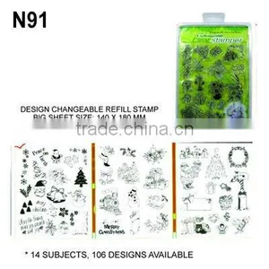 N91 DESIGN CHANGEABLE REFILL STAMP thumbnail-1