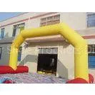 Yellow PVC / Nylon Commercial Inflatable Arch Rental With UV - Resistance thumbnail-1