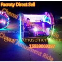 2 Wheel 360 Degree Rotating Kiddie Rides on Car for Outdoor and Indoor Playground thumbnail-1