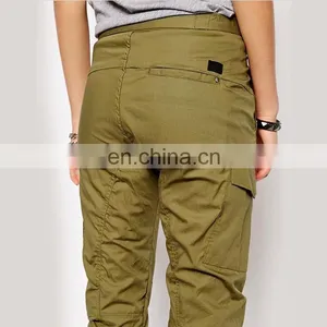 Cargo Pants Woth 3/4 Length Khaki Ladies Cargo Pants thumbnail-4