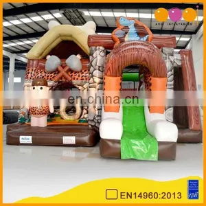2015 AOQI New Design Fantastic Stone Age Inflatable Combo AQ01414 for Kids thumbnail-1