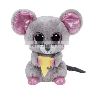 TY Branded Furry Big Eyed Plush Mouse China Factory Plush Toys thumbnail-1