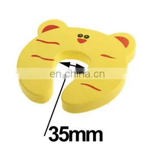 Cartoon Child Baby Safety Gate Card / EVA Door Stopper(Yellow) thumbnail-1