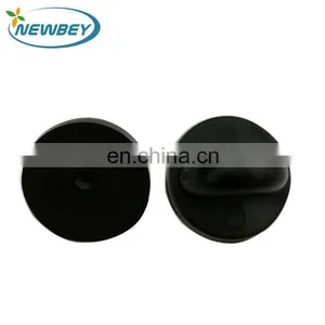Black PVC Badge Clutch Push Back Pins BU102 thumbnail-1
