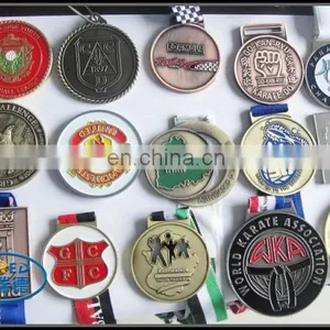 2015 Free Sample Plated Custom Metal Medal/ Award Medal/ Gold Medal thumbnail-2