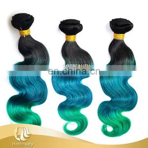 New Arrival Virgin Brazilian Hair 3 Tone Ombre Color Natural Hair Extensions thumbnail-1