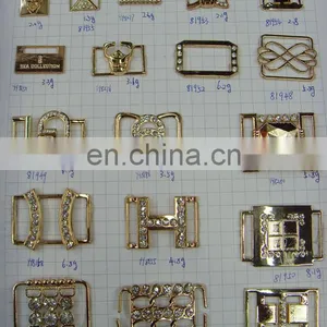 Fashion Metal Garment Accesories Rhinestone Buckle Bear on Bags or Shoes thumbnail-1