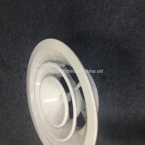 Round Ceiling Diffuser Vent With Damper Hvac System thumbnail-4