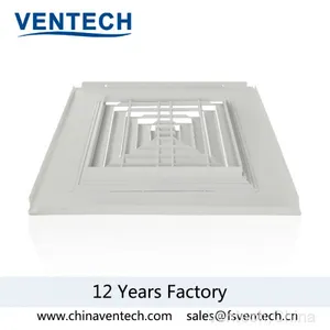 Square Air Conditioning Ventilation Diffuser Parts thumbnail-4