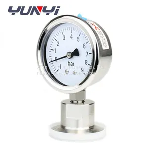 Hydraulic Pressure Gauge Price Hygienic Diaphragm Needle Pressure Gauge thumbnail-1