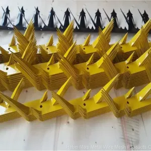 Anti Climb Spikes 2 Rows Barbed Wall Spikes thumbnail-1