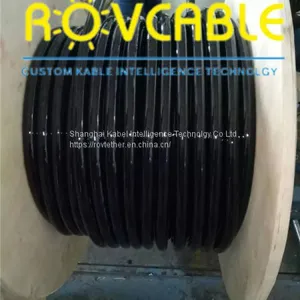 PUR Sewer Pipe Inspection Crawler Abrasion Resist Cable With Optic Fibres thumbnail-1