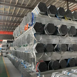 Welded Pre Galvanized Steel Pipe Manufacturer ERW Steel Tubing Standard Sizes thumbnail-1