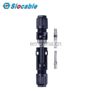 PPO Insulation IP68 Waterproof Photovoltaic Coupler DC Wire Solar Connector at 50A Current thumbnail-2