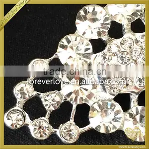 Latest Brooch Design Fashion Elegant Metal Alloy Rhinestone Brooch FB-030 thumbnail-5
