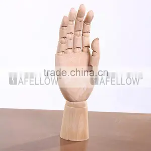 Glove Jewelry Display Flexible Wood Mannequin Hand for Sale thumbnail-2