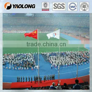 Olympic Village Flag Poles-Manual External Halyard Tapered Flag Pole thumbnail-1
