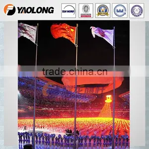 10M Manual Internal Halyard Stainless Steel Flagpole thumbnail-1