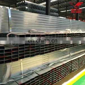40mmx80mm Galvanized Rectangular Steel Pipe RHS Steel Pipes Price thumbnail-3
