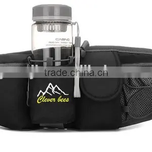 Outdoor Sports Fanny Waist Pack Unisex, Adjustable Strap Travel Sport Running Waist Bag With Water Bottle Storage Mesh Pocket thumbnail-4