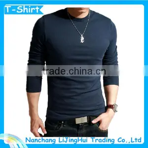 China Cheap Custom Organic Cotton Basic T-shirt thumbnail-1