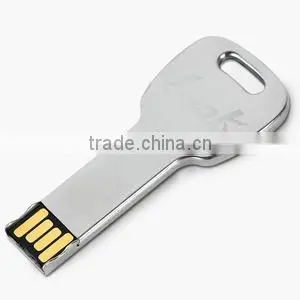 Top Selling High Quality Metal USD, Key Shaped Sweivel Flash Drive thumbnail-1