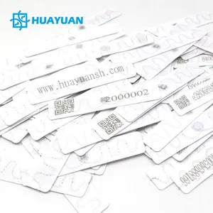 Custom Varilable QR Numbering Clothes Smart Linen Transponder UHF RFID Laundry Tag thumbnail-1