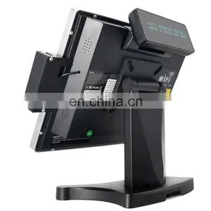 Hot Selling Pos+systems Dual Touch Screen Pos Machine Pos Systems Built in Wifi With 80mm Thermal Printer thumbnail-1