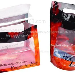 ROTISSERIE CHICKEN BAGS, MIRCOWAVE POUCH, HOT ROAST BAG, FRESH FRUIT VEGETABLE PACKAGING, CHERRY PACK thumbnail-1
