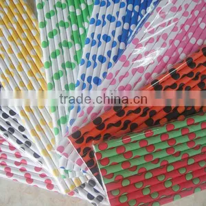 Color Paper Straws for Party Favor Wholesale thumbnail-1