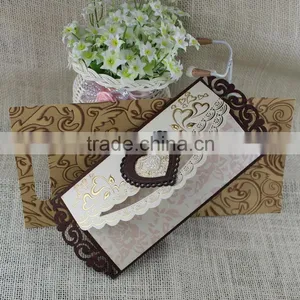Latest Wholesale Laser Cutting Wooden Wedding Invitation Card thumbnail-2