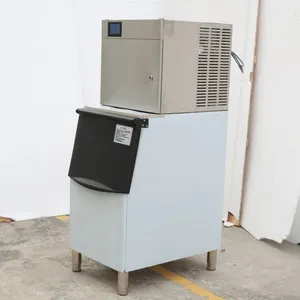 150kgs/24hours Hot Bar Cube Ice Making Machine Ice Maker Cube Maker Equipment Granular Ice Machine With CE C thumbnail-2