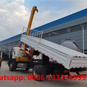 Good Price Customized FOTON 8T Telescopic Crane Boom Mounted on Cargo Truck for Sale, thumbnail-2