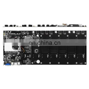 8 Gpu T37 8gpu Motherboard 8 Pcie Intel847 1037u Ddr3 Onboard Processor Mainboard Support Rtx 3070 3080 3090 Gpu thumbnail-4