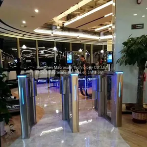 Gym Turnstiles Stadium Turnstile Access Control RFID Gate for Swinging Pools/fitness Club thumbnail-1