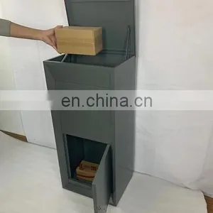 Wholesale Custom Outdoor Steel Metal Parcel Post Letter Mail Drop Delivery Box thumbnail-5