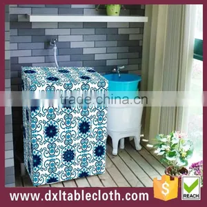 Household Printing Pvc Washing Machine Cover Waterproof Dust Cover thumbnail-1