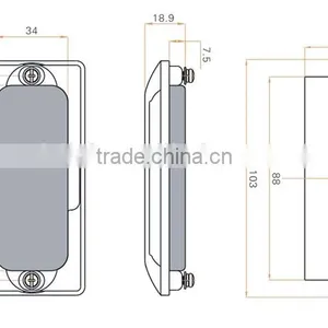 2015 FEILEI LS14-2 Top Sale Vending Machine/Wardrobe Handle thumbnail-5