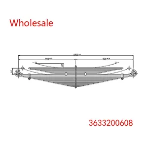 3633200608 Heavy Duty Vehicle Rear Wheel Spring Arm Wholesale For Mercedes Benz thumbnail-1
