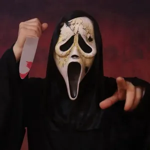 Halloween Scream Mask Horror Face Prop thumbnail-5